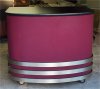 4 foot side espresso cart