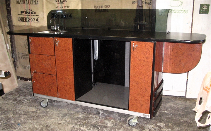 6 foot food service cart