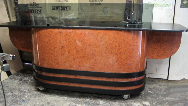 6 foot food service cart