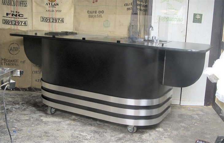 6 foot food service cart