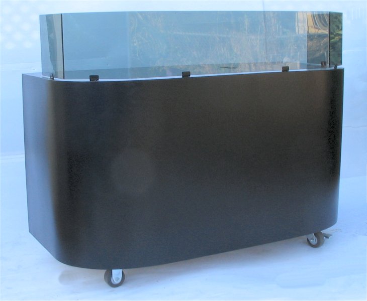 6 foot base espresso cart