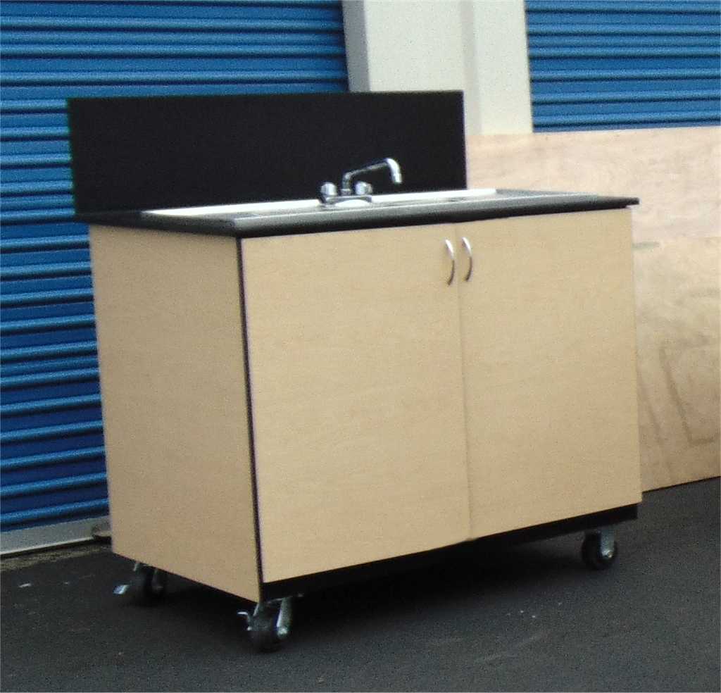 square 3 compartment sink cart stainless steel                    sink.